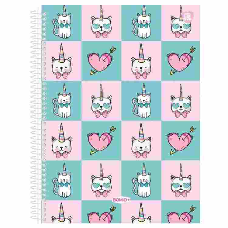 CADERNO 1X1 BOM D  FEMININO 80F 